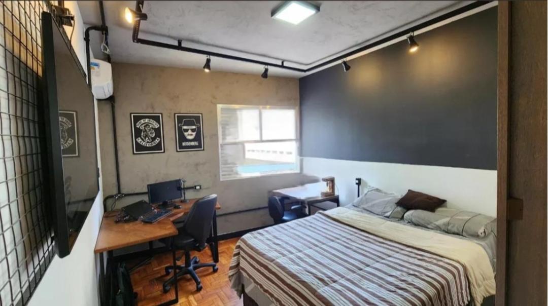 Apartamento Na Quadra Da Praia Santos  Exterior foto